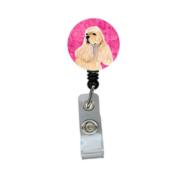 Teacher&Aposs Aid Cocker Spaniel Retractable Badge Reel Or Id Holder With Clip TE2923633 - main